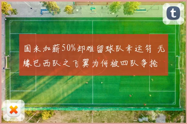 国米加薪50%却难留球队幸运符 无缘巴西队之飞翼为何被四队争抢